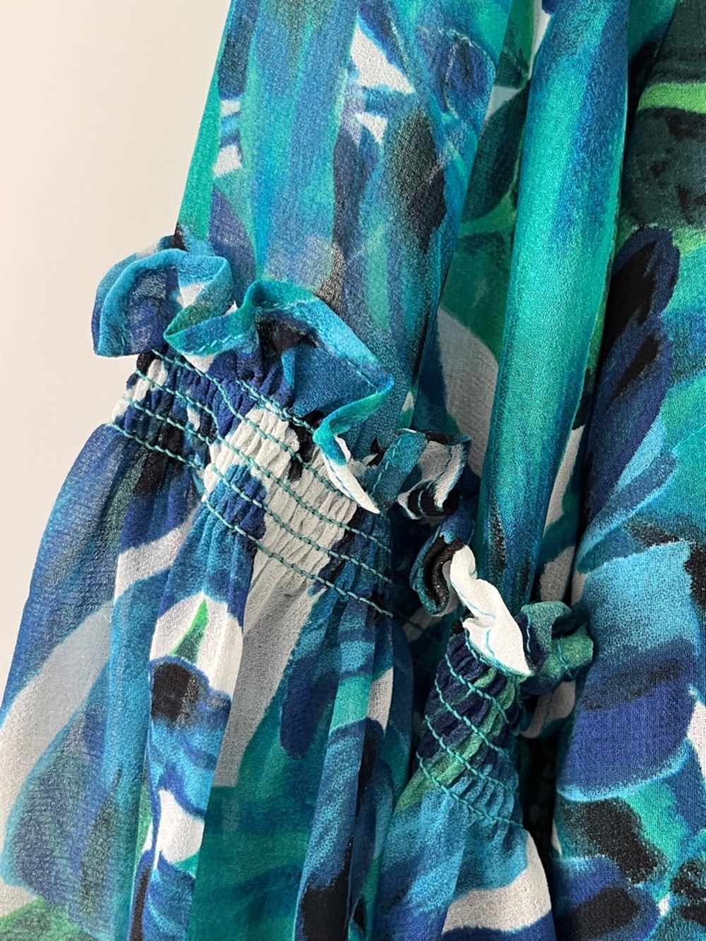 Chloe Oliver from Anthropologie Tropical Palm Leaf Shift Dress - Picture 5 of 15